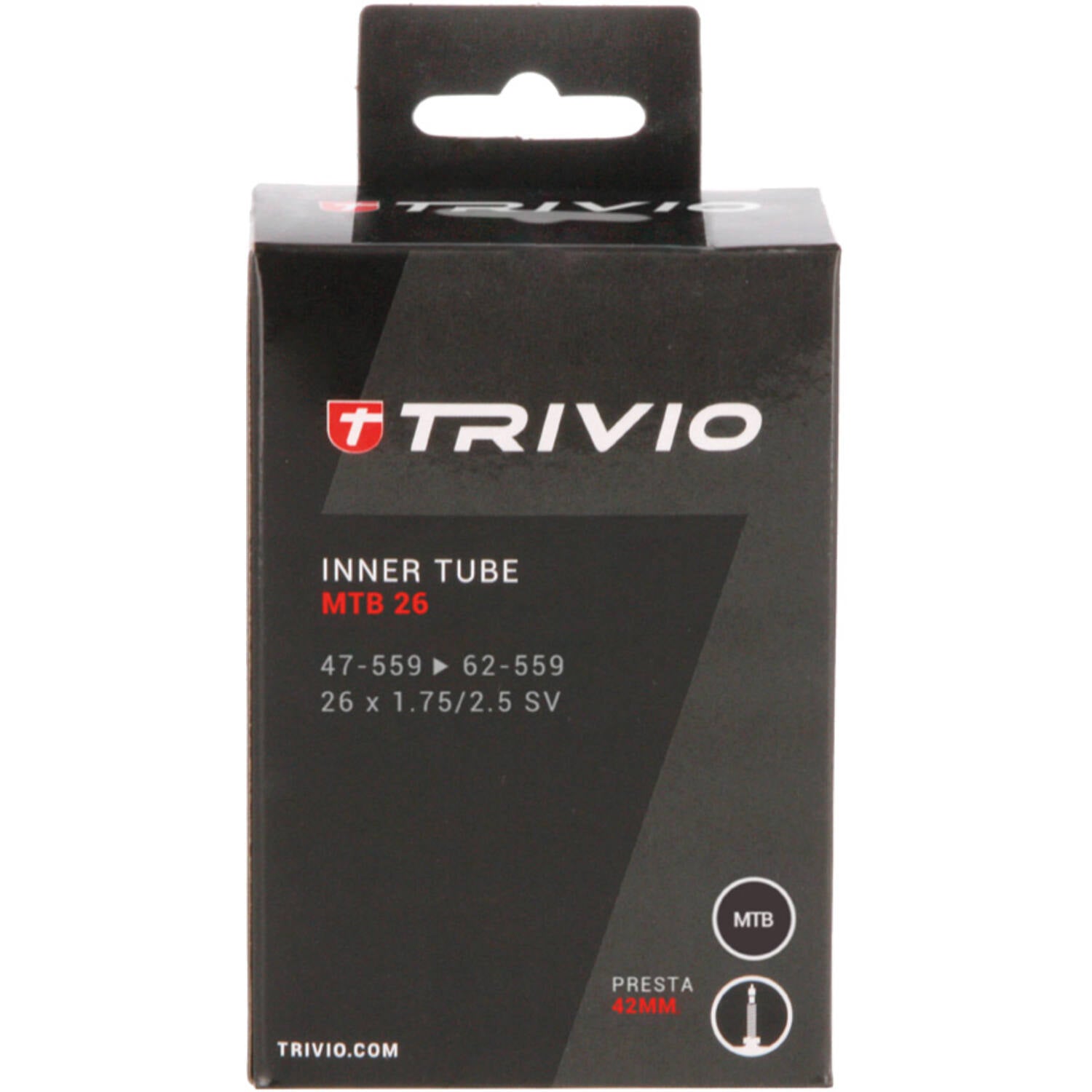 Trivio - chambre à air vtt 26x1.75 2.5 sv 42mm presta
