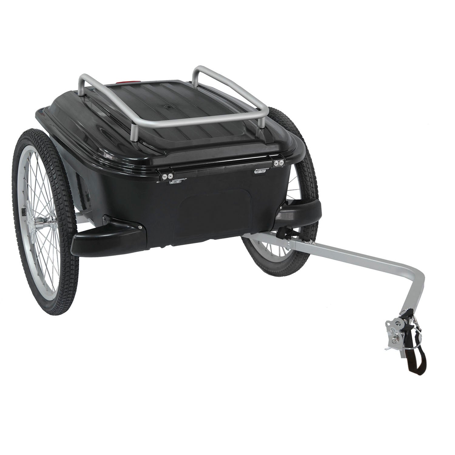 Remorque M-Wave avec bac en plastique 70 ltr. Max. 25 kg noir