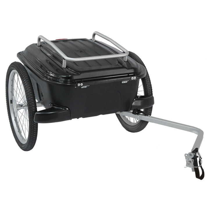 Remorque M-Wave avec bac en plastique 70 ltr. Max. 25 kg noir