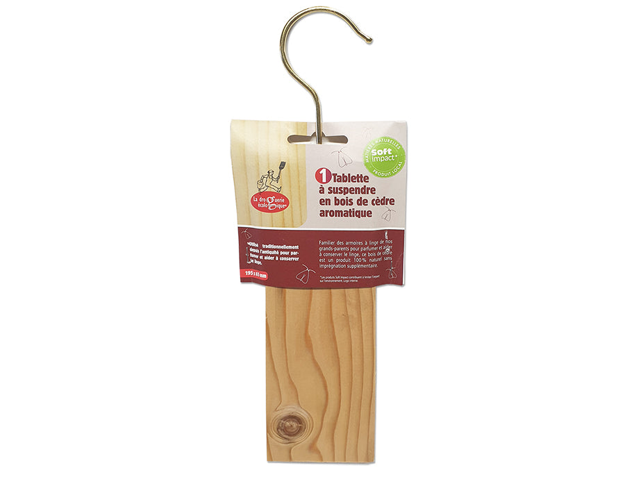 La Droguerie Ecologique Wardrobe Fragrance Hanger CEDAR HOT