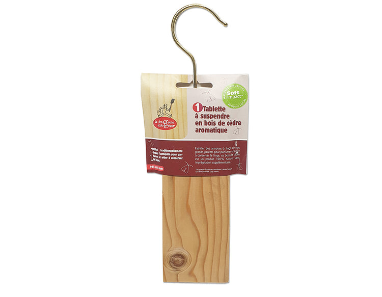 La Droguerie Ecologique Wardrobe Fragrance Hanger CEDAR HOT