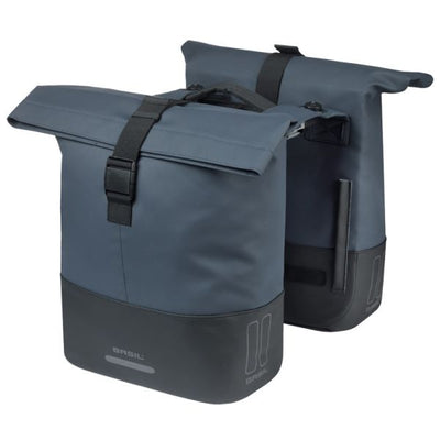 Basil double sac anse mik 2.0. sacs jumeaux cove 28-32l mik marine noir