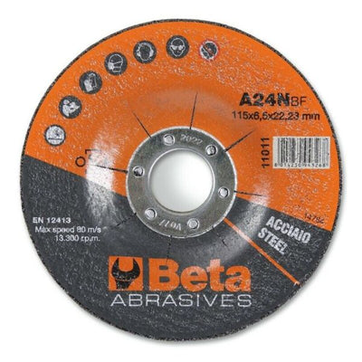 Outils de frein bêta -braads Ø125 mm pour l'acier avec central continu (10 pièces)