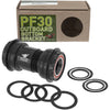 Roues roues de fabrication du support de fond MFG PF30 Shimano 24 mm ACB noir