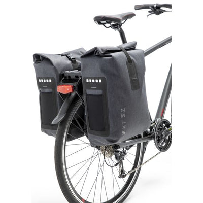 Nouveau Looxs sacoche vélo double Varo étanche gris