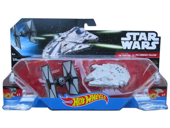 Star Wars Hot Wheels Tie Fighter + Millennium Spaceship
