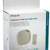 Chacon kit sonnette sans fil 100m design blanc + flash - 8415021