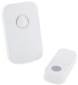 Kit sonnette sans fil Chacon 120m blanc - 8415025