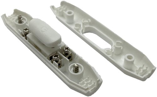 Chacon interrupteur à cordon rond design blanc 2a - 7401100