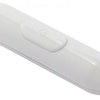 Chacon interrupteur à cordon rond design blanc 2a - 7401100