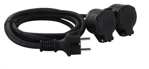 Chacon rallonge caoutchouc bidirectionnel 3x1,5qmm 10m - 1167145