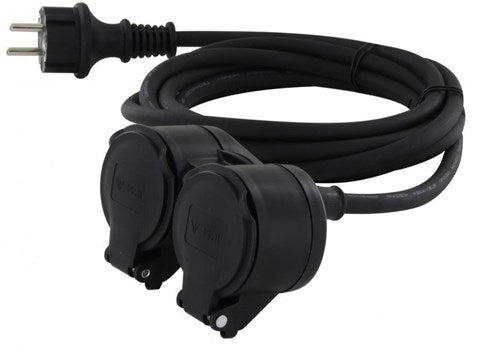Chacon rallonge caoutchouc bidirectionnel 3x1,5qmm 10m - 1167145