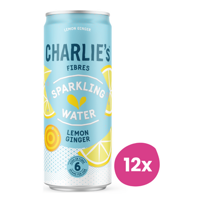 Boîte de gingembre citron Charlie's fibres (12x 33 cl)