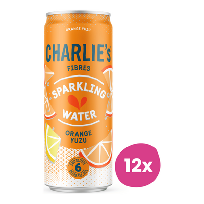 Canette de yuzu orange Charlie's fibres (12x 33 cl)