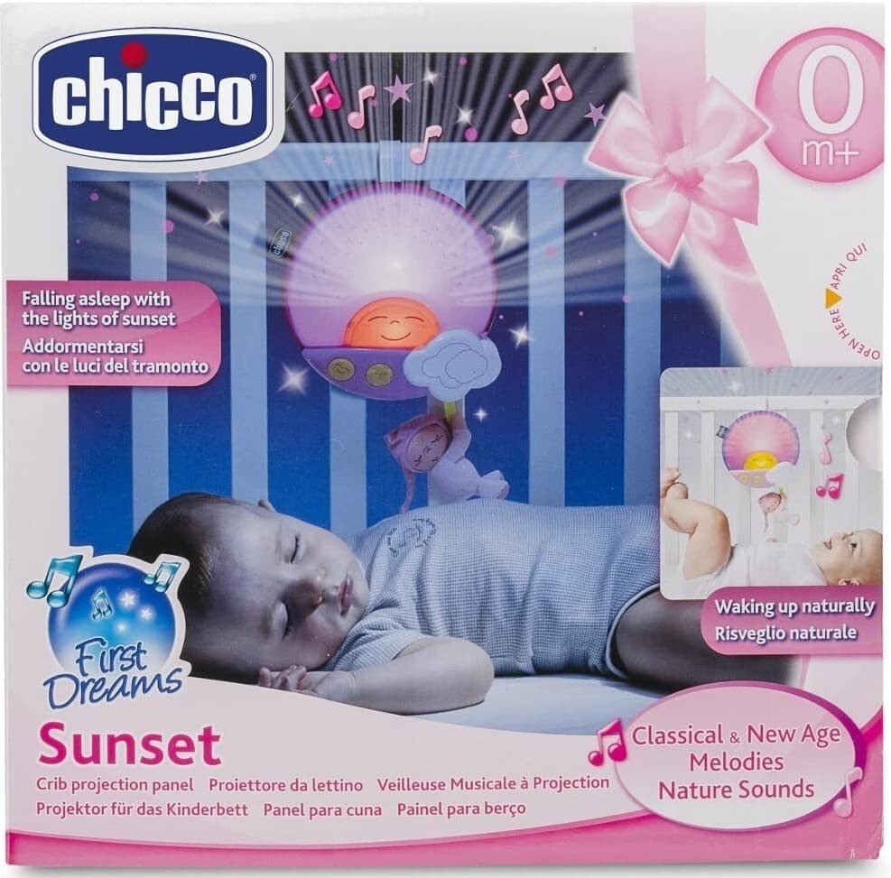 Chicco Sunset amp; Projecteur de lever du soleil rose
