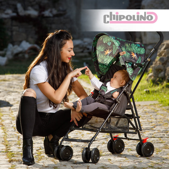 Chipolino amaya pliable ploobuggy voyage buggy lin gris noir