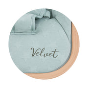 Chipolino Velvet pliable chaise à bascule avec mobile Aloe Wood Mintgroen Beige - afbeelding 6
