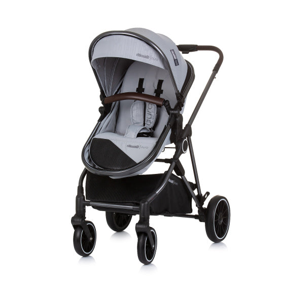 Chipolino Aura pliable 3-en-1 Pram avec sac à couches