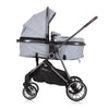 Chipolino Aura pliable 3-en-1 Pram avec sac à couches