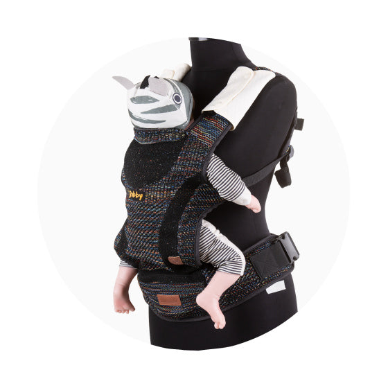 Chipolino Bobby Ergonomic Baby Carrier avec Hood Fly Multicolor