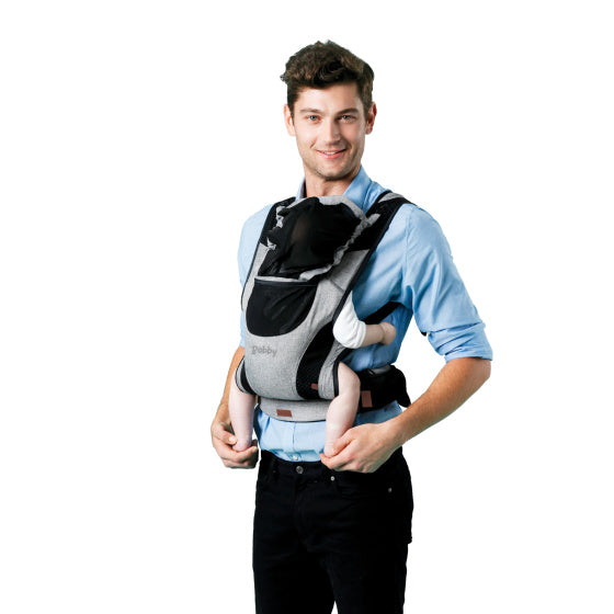 Chipolino Bobby Ergonomic Baby Carrier avec Hood Grey