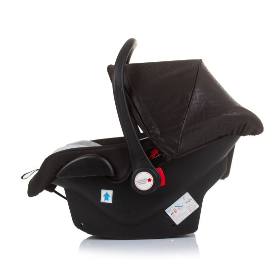 Chipolino Havana Seat Seat avec adaptateurs 40-85 cm Groupe 0+ Obsidian Silver