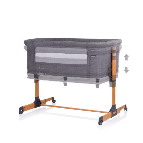 Chipolino Mommy 'n Me Co-Sleeper Box Box Graphite Wood