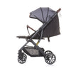 Chipolino combo pliable buggy avec couvercle de pied glacier gris