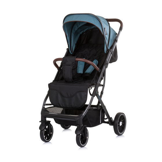Chipolino combo pliable buggy avec couvercle de pied turquoise turquoise noir