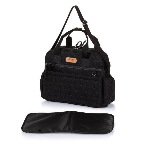 Sac à couches à épaule Chipolino avec version de la version obsidienne noire
