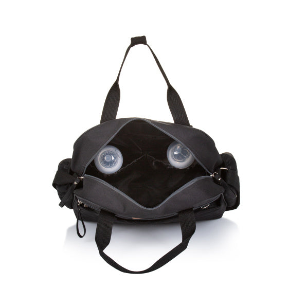 Sac à couches à épaule Chipolino avec version de la version obsidienne noire
