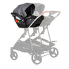 Chipolino Duo Aaut siège 40-87 cm Groupe 0+ Silver Grey Black