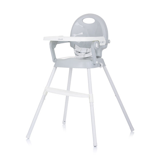 Chipolino Bonbon 3-en-1 Chaise haute repliée avec glacier eetblad