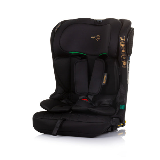 Chipolino Lux X Seat d'auto I-Size 76-150 cm Isofix Obsidian Black