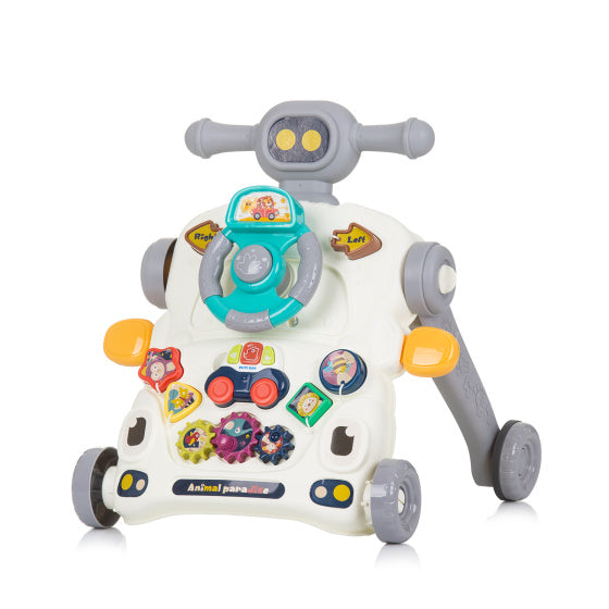 Chipolino Car 3-en-1 Walker avec jouet music gris