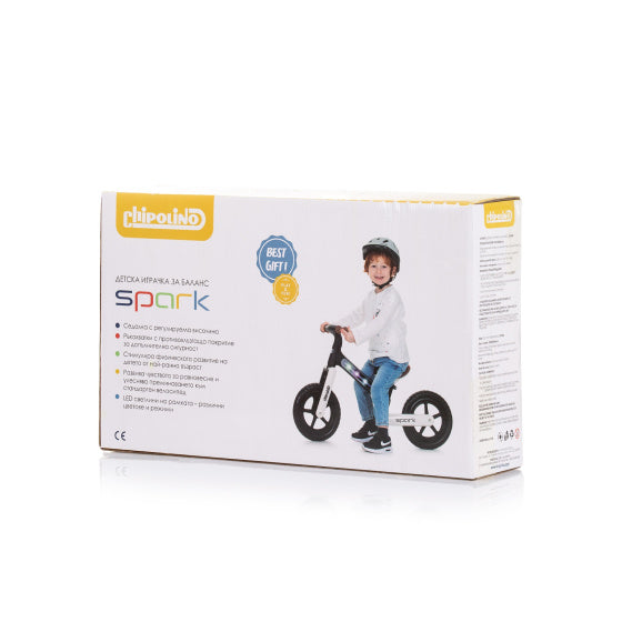 Chipolino Spark avec effet léger 12 pouces noir junior