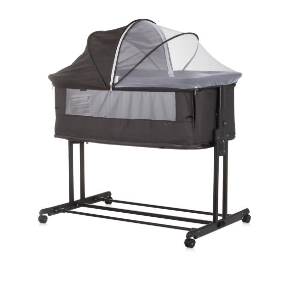 Chipolino Zen Co-Sleeper Box avec moustique Cabbus Obsidian Black