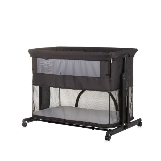 Chipolino Zen Co-Sleeper Box avec moustique Cabbus Obsidian Black