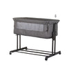 Chipolino Zen Co-Sleeper Box avec moustique gris en granit filet