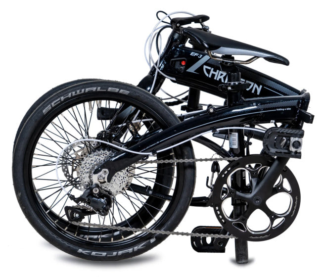 Chrisson EF3 20 pouces 32 cm Unisexe 9V Disque mécanique Brake noir