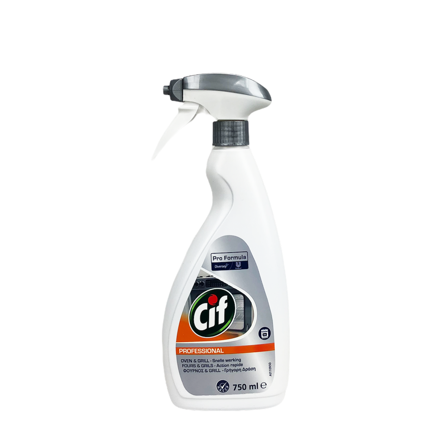 Nettoyant four et grill cif liquide professionnel 750 ml