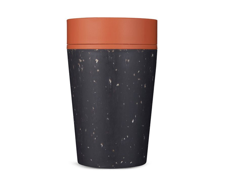 Circular Co. Coffee Cup - Circular Cup - Black Orange - 227 ml