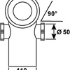 Bonde WC Cornat 90° + 2 bondes 50mm wi - ckabas9000