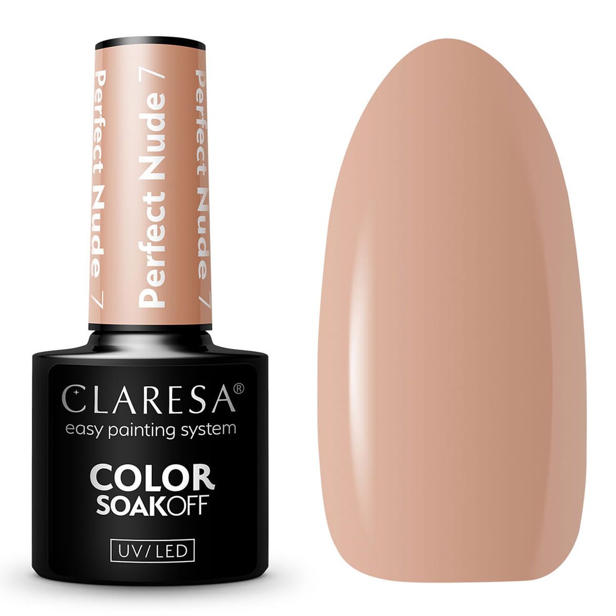 Claresa Claresa UV LED Gellak 5ml Perfect Nude 7