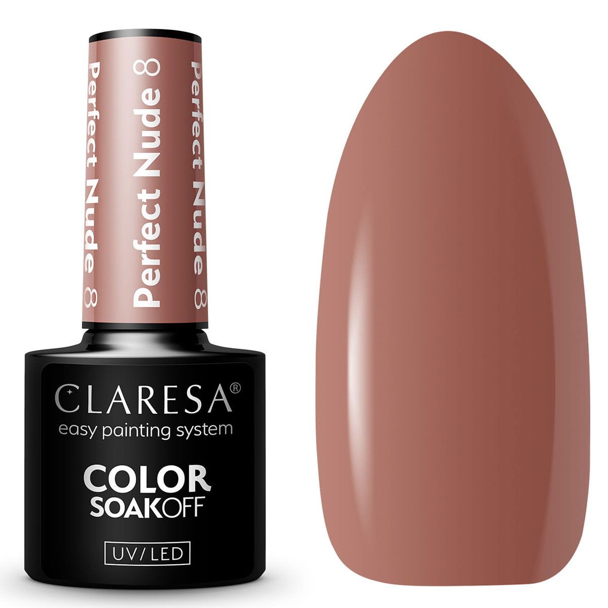 Claresa Claresa UV LED Gellak 5ml Perfect Nude 8