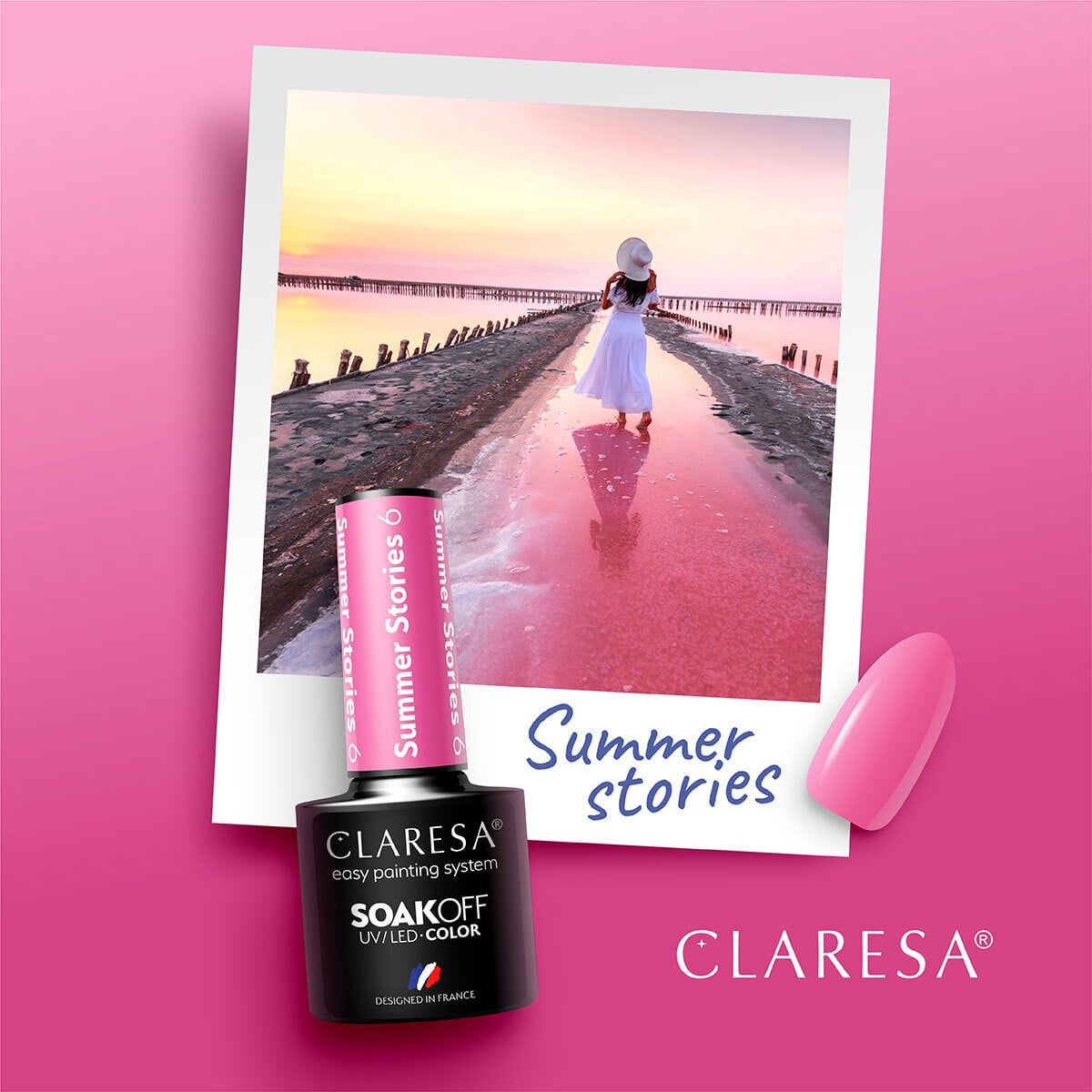 Claresa Claresa UV a conduit Gellak 5 ml histoires d'été 6