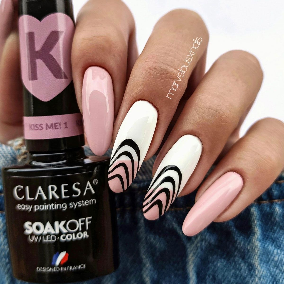 Claresa Claresa UV a conduit Gellak 5ml Kiss Me 1