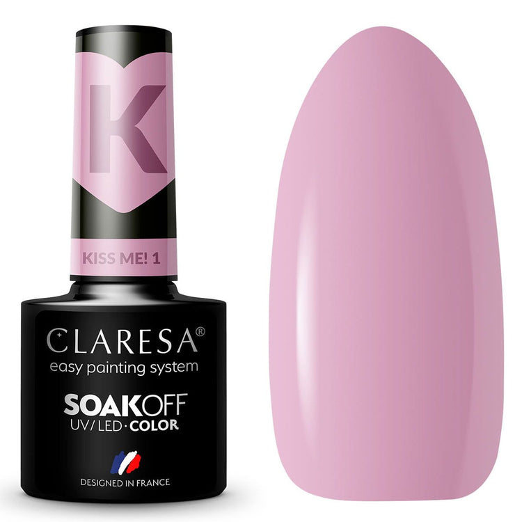 Claresa Claresa UV a conduit Gellak 5ml Kiss Me 1