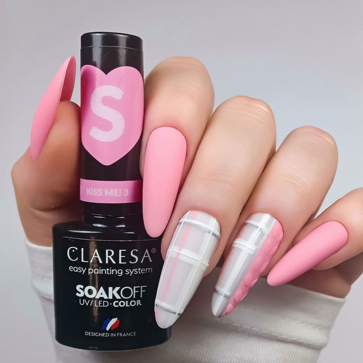 Claresa Claresa UV a conduit Gellak 5ml Kiss Me 3