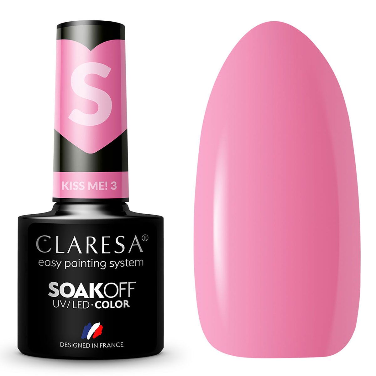 Claresa Claresa UV a conduit Gellak 5ml Kiss Me 3